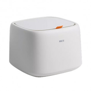 Wuming marble sealed rice box White